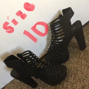 Black heels